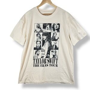 Taylor Swift Eras Tour T Shirt Size Large‎ Official Concert Merch Double Sided
